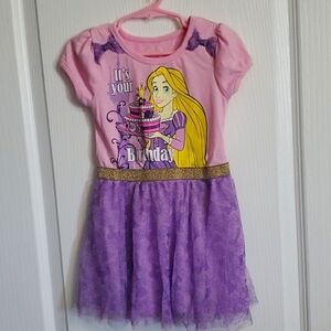 Girls Disney Princess Birthday Dress. Size 5T 💜